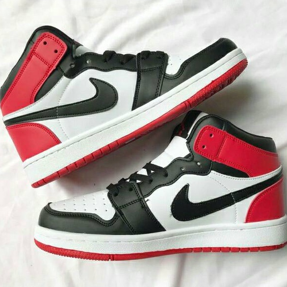 Giày thể thao Jordan đỏ cổ cao, Giày JD1 high red phối đồ cực cháy nam nữ bản đẹp 2022 Full box bill tặng dây