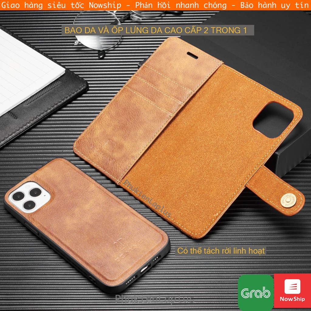 Bao Da Iphone Cao Cấp 2 In 1 - Có Thể Tách Rời Bao Da Và Ốp Lưng 11/ 11 Pro/ 11 Promax/ 12/ 12 mini/ 12 Pro/ 12 Promax | BigBuy360 - bigbuy360.vn