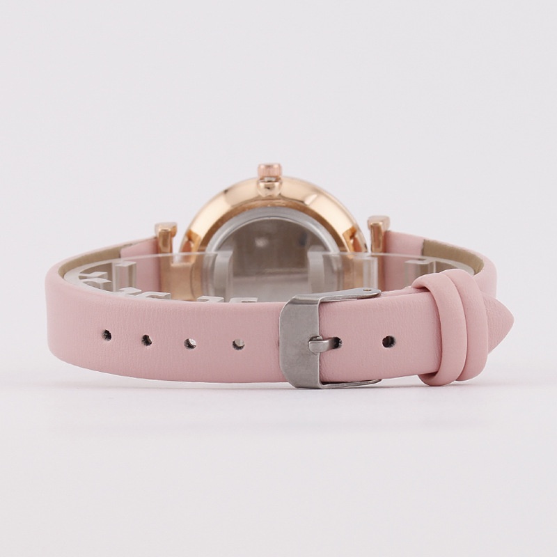 Đồng Hồ Đeo Tay Mặt Tròn Họa Tiết Mặt Trời Thời Trang Đơn Giản Chống Nước Dành Cho Nữ