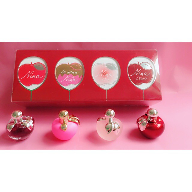 Nước hoa nữ Four-Piece Nina Ricci Miniature Gift Set 4 x 4ml thumbnail
