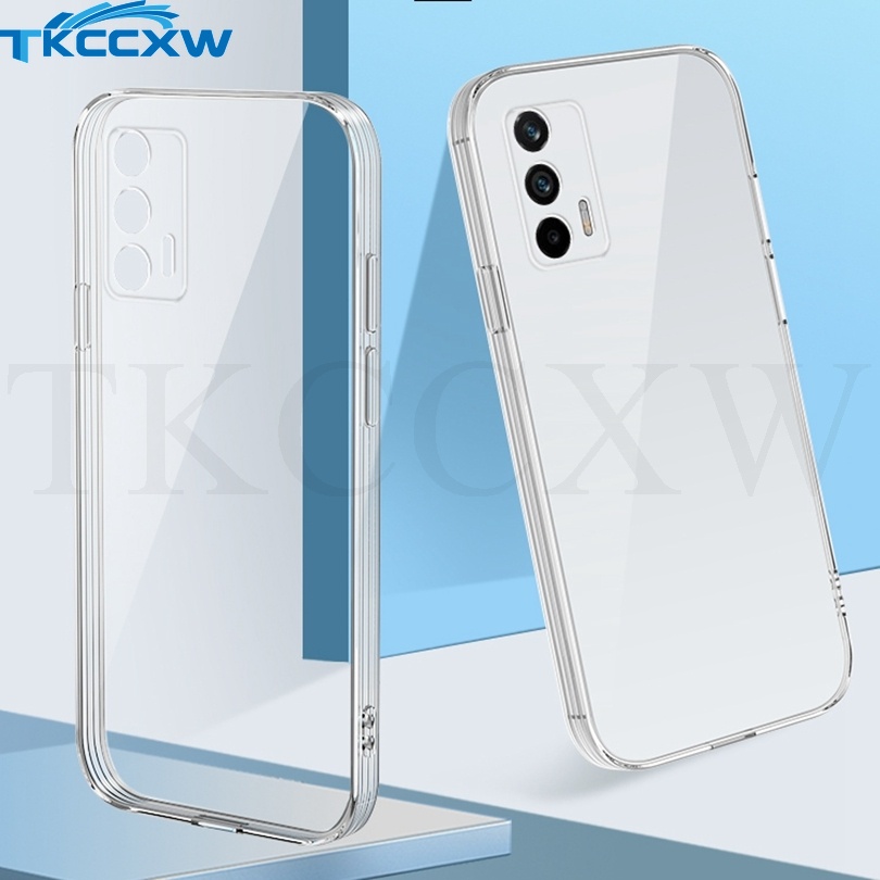 Ốp Điện Thoại Silicon Trong Suốt Hình Vuông Cho Realme 7 GT Neo3 2 2T GT2 Pro GT Master Narzo 10A 20 30A 30