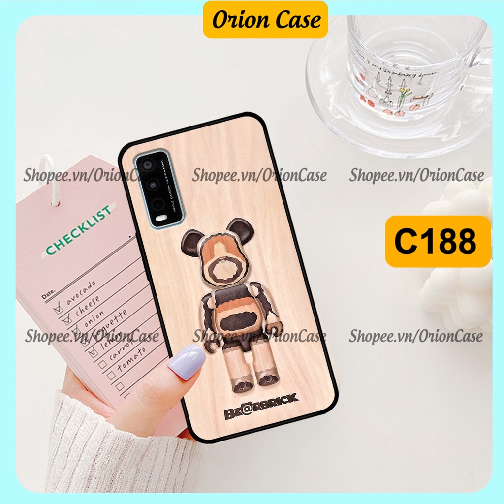 Ốp lưng Vivo Y20 - Y20s - Y12s in hình bearbrick 3D thời trang, cá tính. ốp chống sốc, bền đẹp