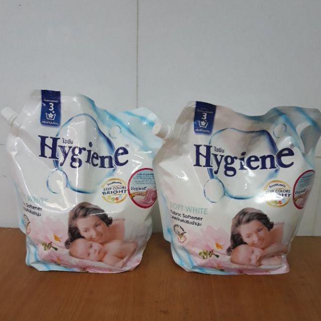Nước xả vải túi Hygiene 1800ml mầu trắng