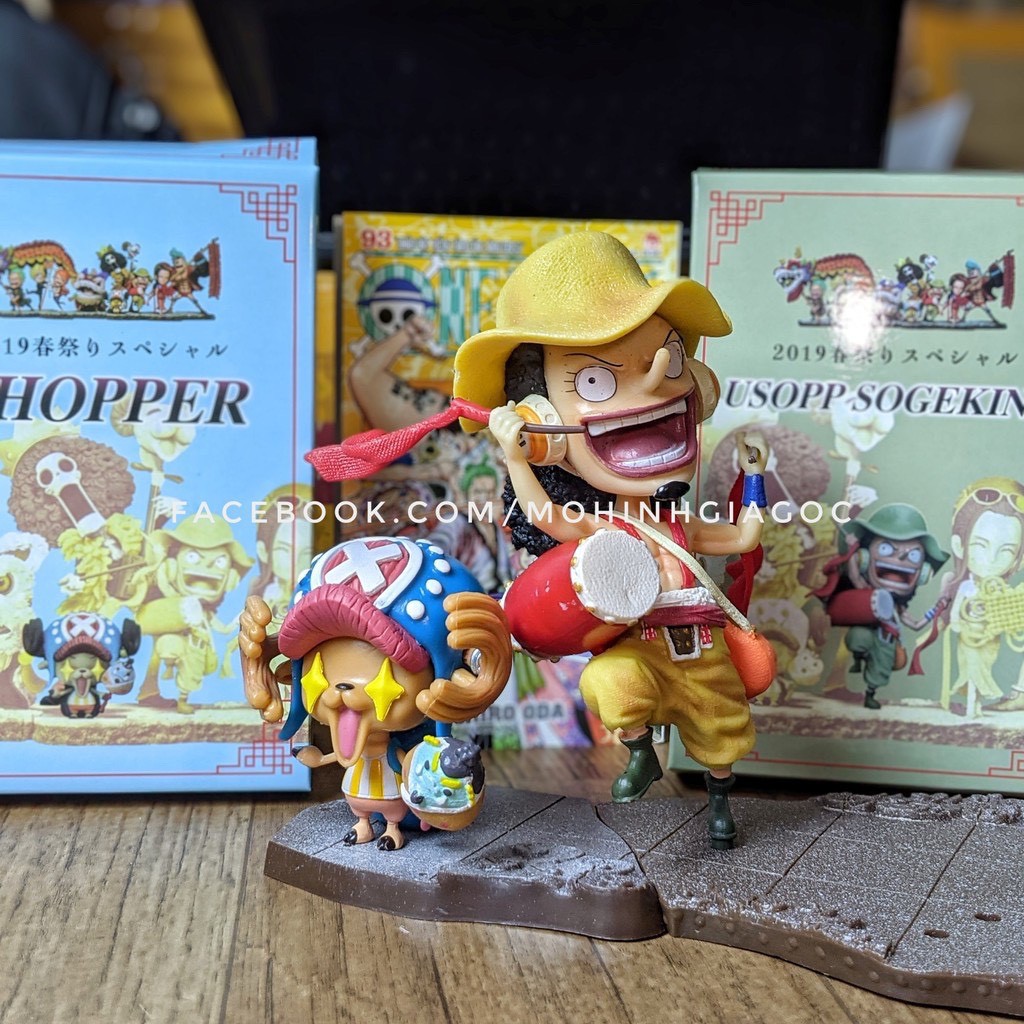 (Sẵn VN) Mô hình nhân vật Thánh Sogeking Usopp (17cm) xạ thủ bằng hải tặc mũ rơm - Mô hình One Piece