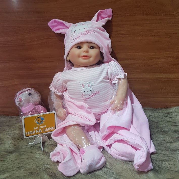 Búp bê 50 cm Gòn Tái Sinh NPK - Baby Silicone Reborn Handmade Dolls 20 inch