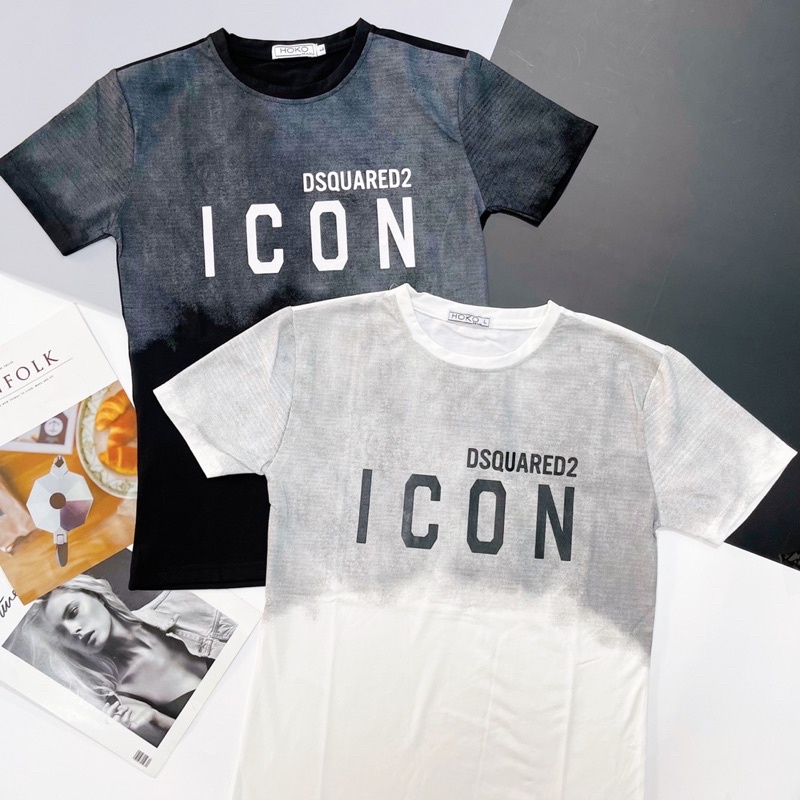 Áo thun nam cổ tròn, áo phông nam tay ngắn in hình ICON vải cotton mát mịn form chuẩn thun lạnh