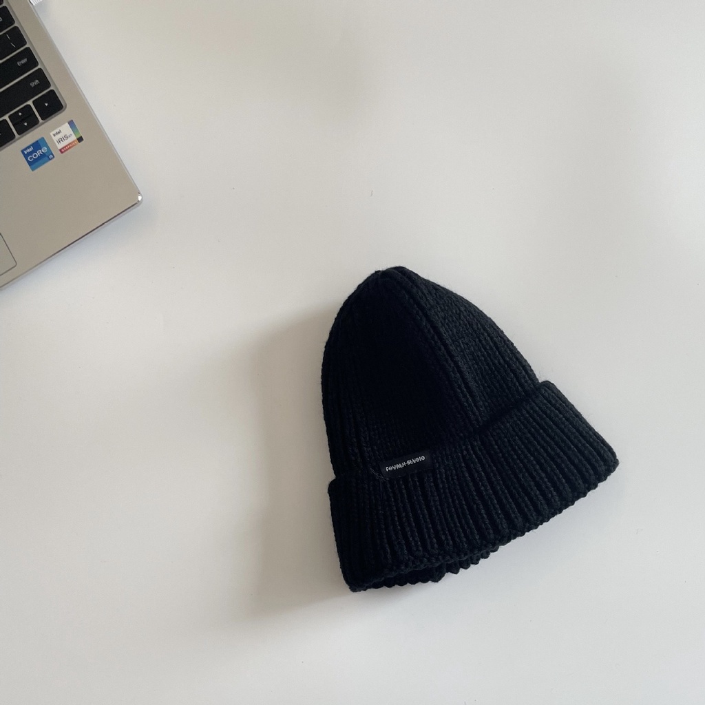 Mũ len chóp cao đơn màu cho bé trên 2 tuổi M878