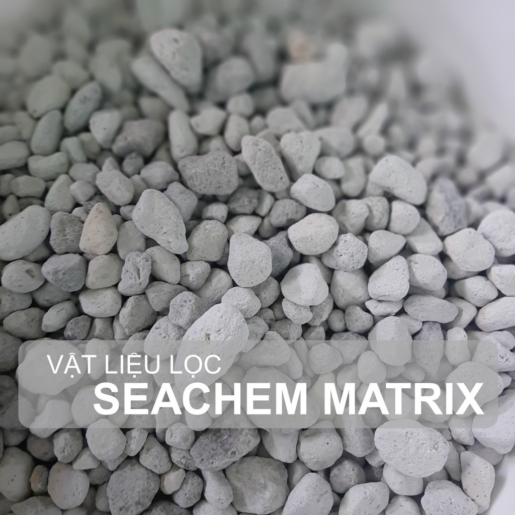 Đá lọc matrix | vật liệu lọc matrix chiết lẽ từ thùng 100 lít | seachem matrix