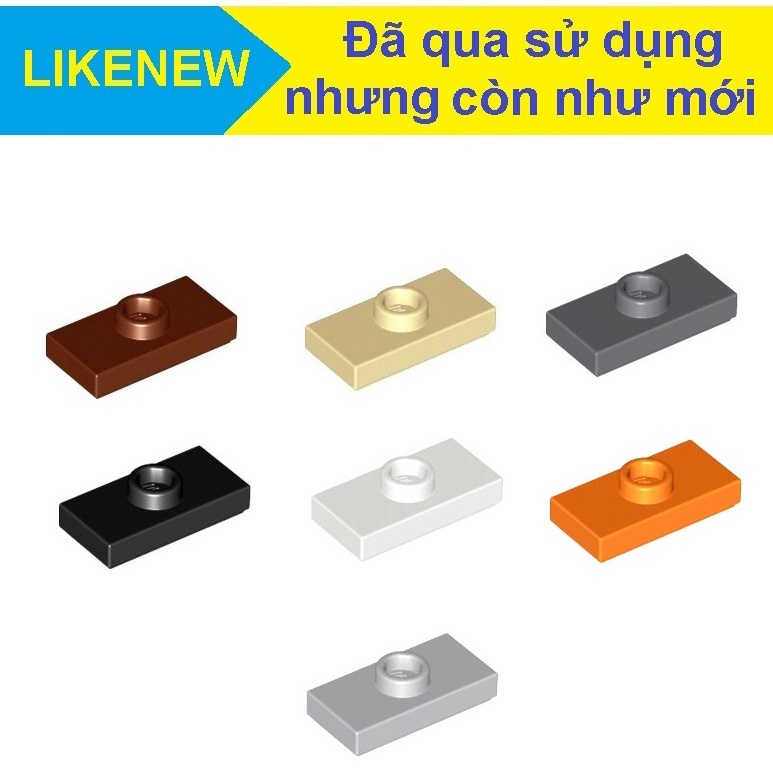 Đồ chơi xếp hình Lego Gạch lẻ Plate, Modified 1 x 2 with 1 Stud with Groove and Bottom Stud Holder