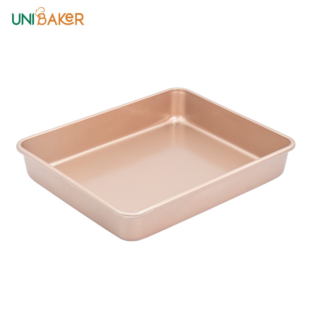 Khay nướng chữ nhật thành cao Unibaker 32.5x 27x 5.5 cm