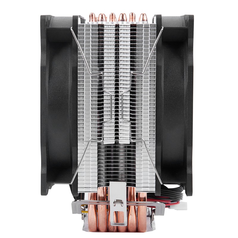 SNOWMAN 4PIN CPU cooler 6 heatpipe Double fans cooling 12cm fan LGA775 1151 115x