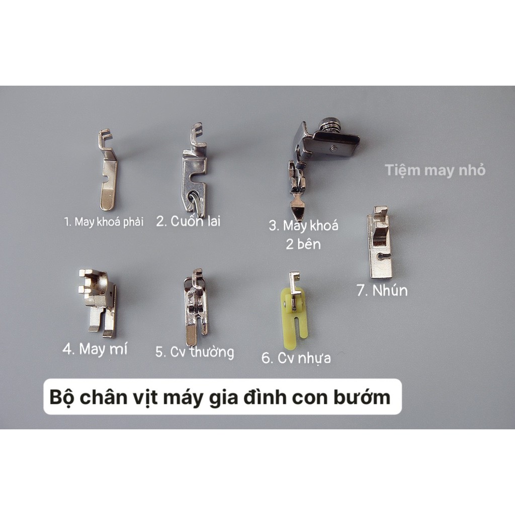 Bộ chân vịt dành cho máy gia đình con bướm