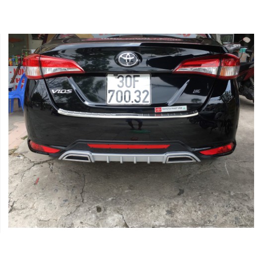 Líp pô, lippo, ốp pô xe Vios 2019 2021 2022 Lip chia bô Vios 2019 2020 2021 2022 bô vuông chuẩn phom xe không cần chế