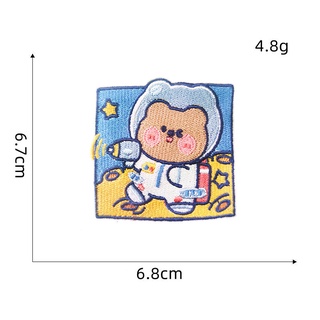 Sticker ủi thêu hình phi hành gia