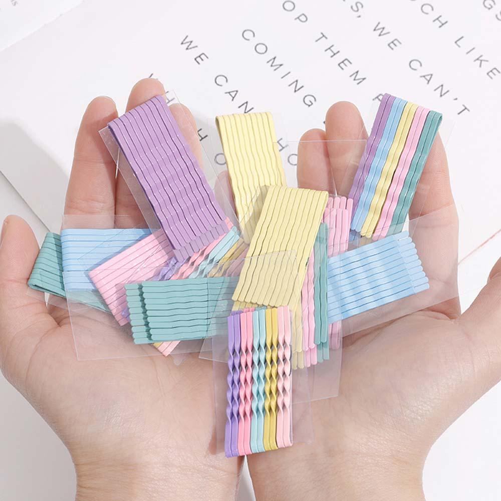 Kẹp tóc gợn sóng nhiều màu sắc phong cách Hàn Quốc cho nữ