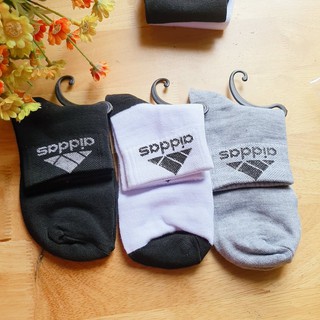 Vớ Cổ Trung Adidas Cotton hàng xuất khẩu chất lượng cao