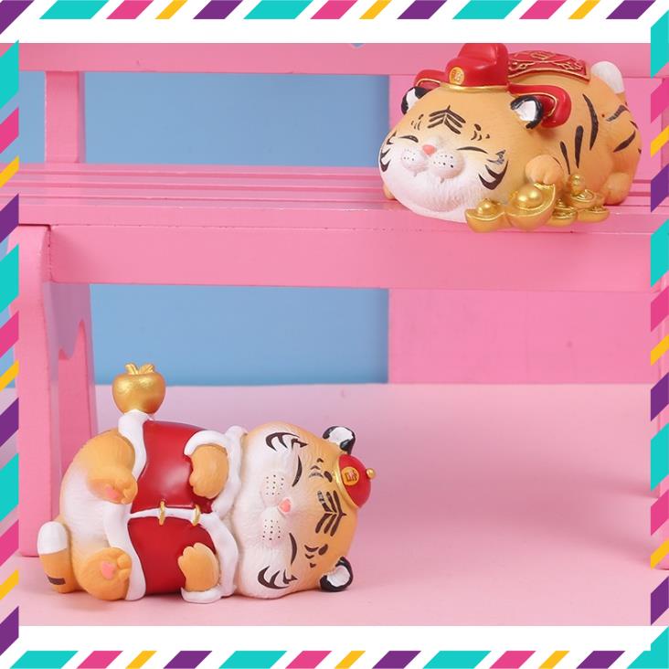 Bộ mô hình Hổ phong thủy trang trí ban phát tài lộc