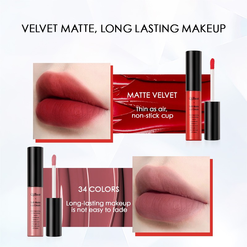 Son Tint Lì QIBEST Chống Thấm Nước Lâu Trôi 19.5g | BigBuy360 - bigbuy360.vn