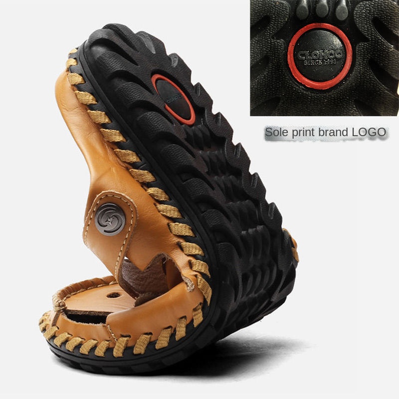 Giày da bít mũi thông thoáng sành điệu dành cho nam