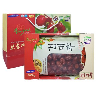 Hộp 1kg táo đỏ sấy khô Hàn Quốc_ loại hảo hạng