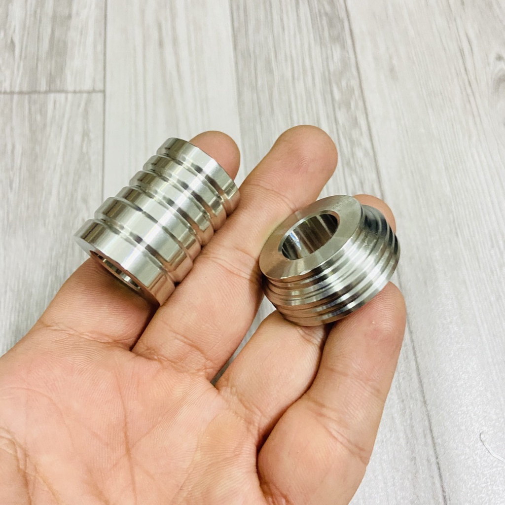 CỤC CANH BÁNH SAU INOX 304 MẪU THÁI TRANG TRÍ XE EXCITER 150, EXICTER 155 CAO CẤP