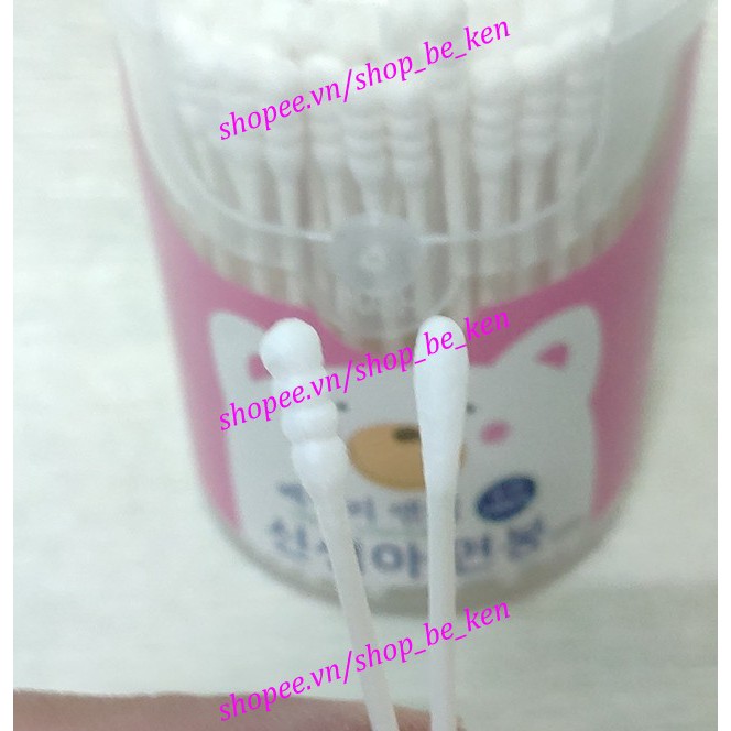 Hộp 200 cây tăm bông vệ sinh cho bé và gia đình GB BABY