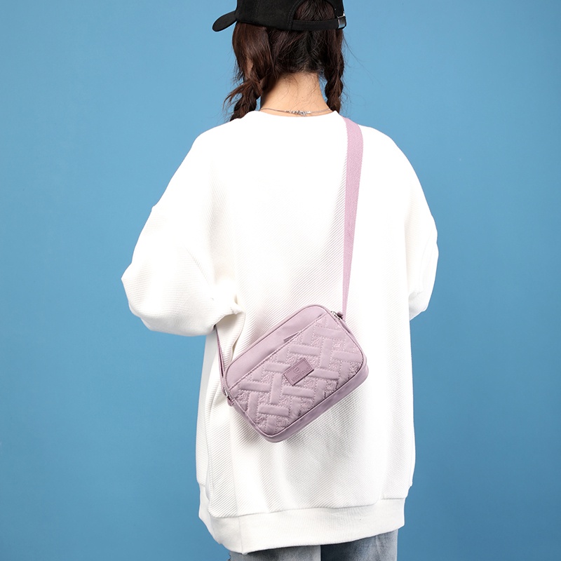 Beg Silang Perempuan Beg Tangan Wanita Murah Cantik Túi Xách Đeo Chéo Canvas Chống Thấm Nước Phong Cách Hàn Quốc Cho Nữ