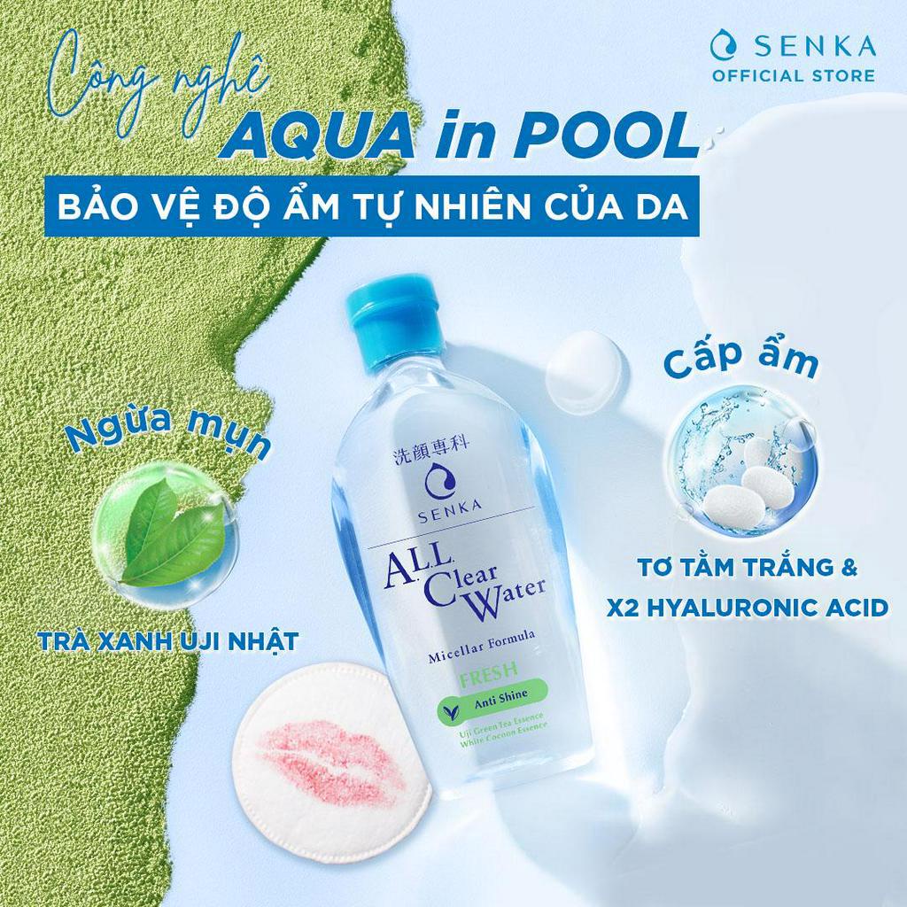 Nước tẩy trang Micellar Senka A.L.L Clear Water Fresh 230ml_15288