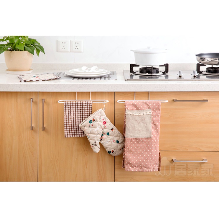 Giá Treo Khăn Gắn Sau Cánh Cửa Tủ Nhà Bếp Phòng Tắm Sáng Tạo