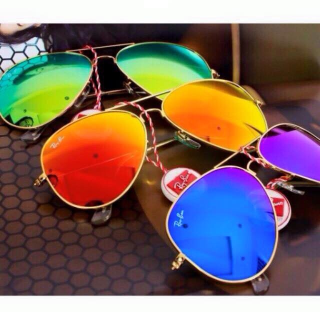 Mắt Kính Thời Trang Tráng Gương+Tang kem tui dung kinh