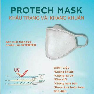 1 chiếc khẩu trang vải kháng khuẩn PROTECH MASK