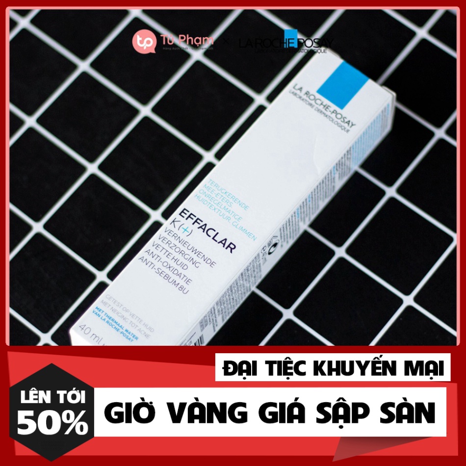 SIÊU SALE Kem Giảm Mụn Đầu Đen Thu Nhỏ Chân Lông La Roche-Posay Effaclar K+ 40ml SIÊU SALE