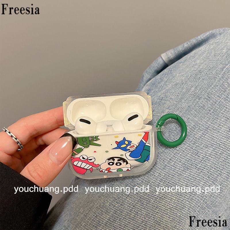 Vỏ Bảo Vệ Hộp Sạc Tai Nghe Bluetooth airpods Pro / 2 / 2 Chống Sốc Hình Cậu Bé Bút Chì / Cậu Bé Bút Chì K0L0