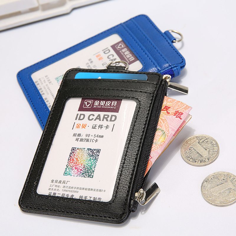Dây Đeo Thẻ ID Bằng Da Tiện Dụng Cho Doanh Nhân