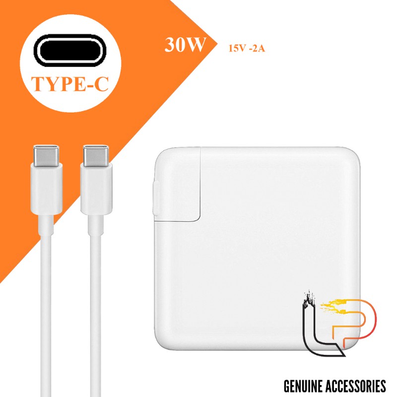 BỘ SẠC TYPE-C CHO LAPTOP 15V-2A 30W - ADAPTER LAPTOP 15V-2A 30W CHUẨN TYPE-C
