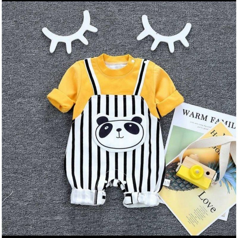 Bộ bodysuit dài tay hình gấu cho bé trai, bé gái