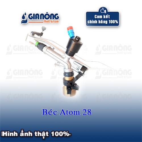 Béc Ducar atom 28💖FREESHIP💖 Béc lớn tưới phun mưa hiệu quả với bán kính hơn 30 met