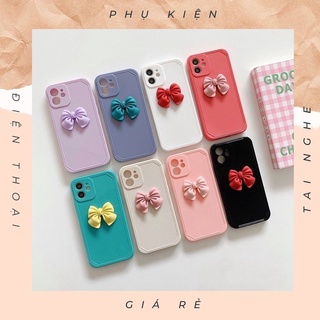 Ốp Lưng Iphone ⚡ Ốp Điện Thoại Ip Đính Nơ Siêu Xinh (1) ⚡ Dành Cho 6 Đến XS Max - Phukientainghe6789