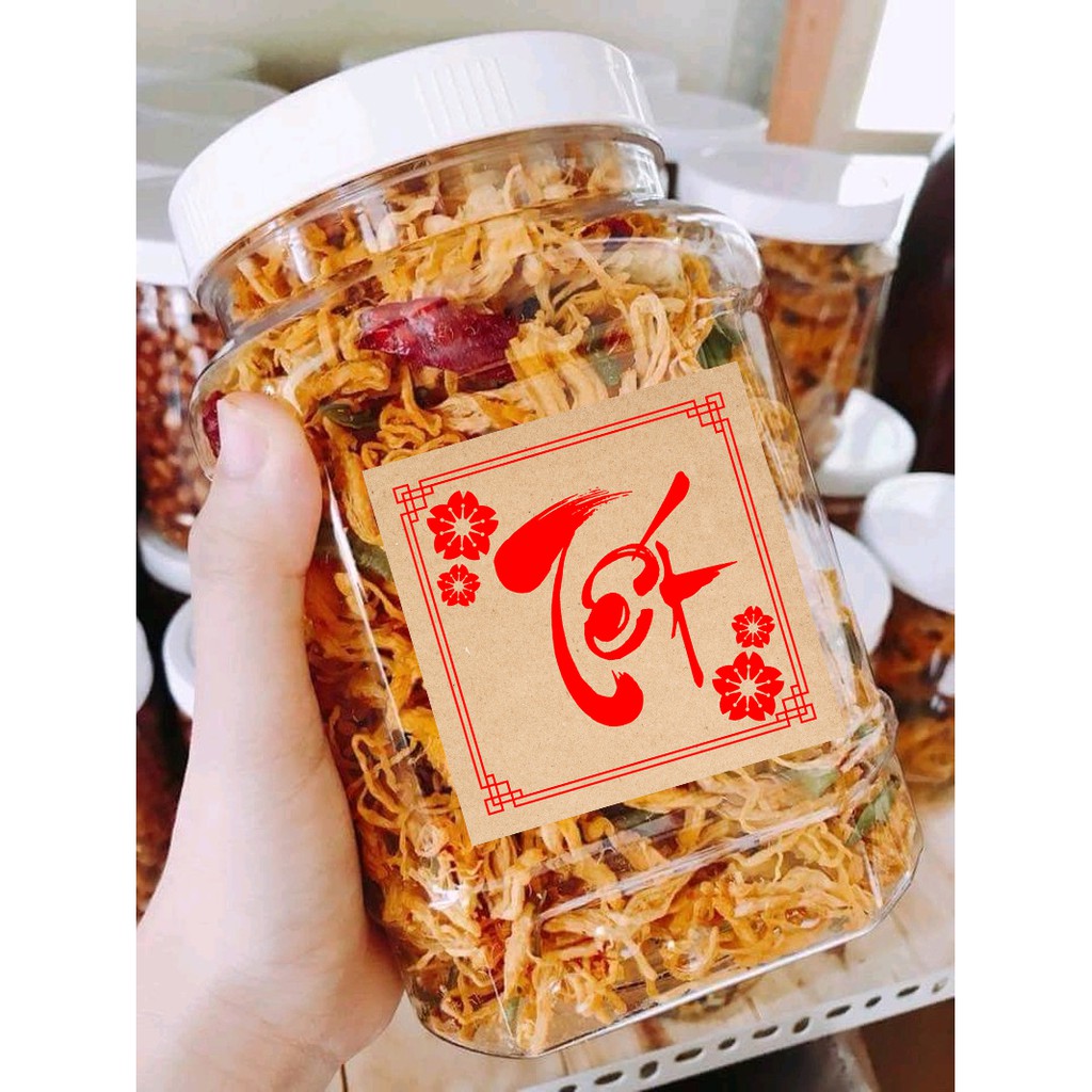 Tem Dán Tết Vintage 𝑭𝒓𝒆𝒆𝒔𝒉𝒊𝒑 Decal Chúc Mừng Năm Mới Trang Trí Tết Hình Vuông - Decal Giấy Kraft Sang Trọng - Cắt sẵn