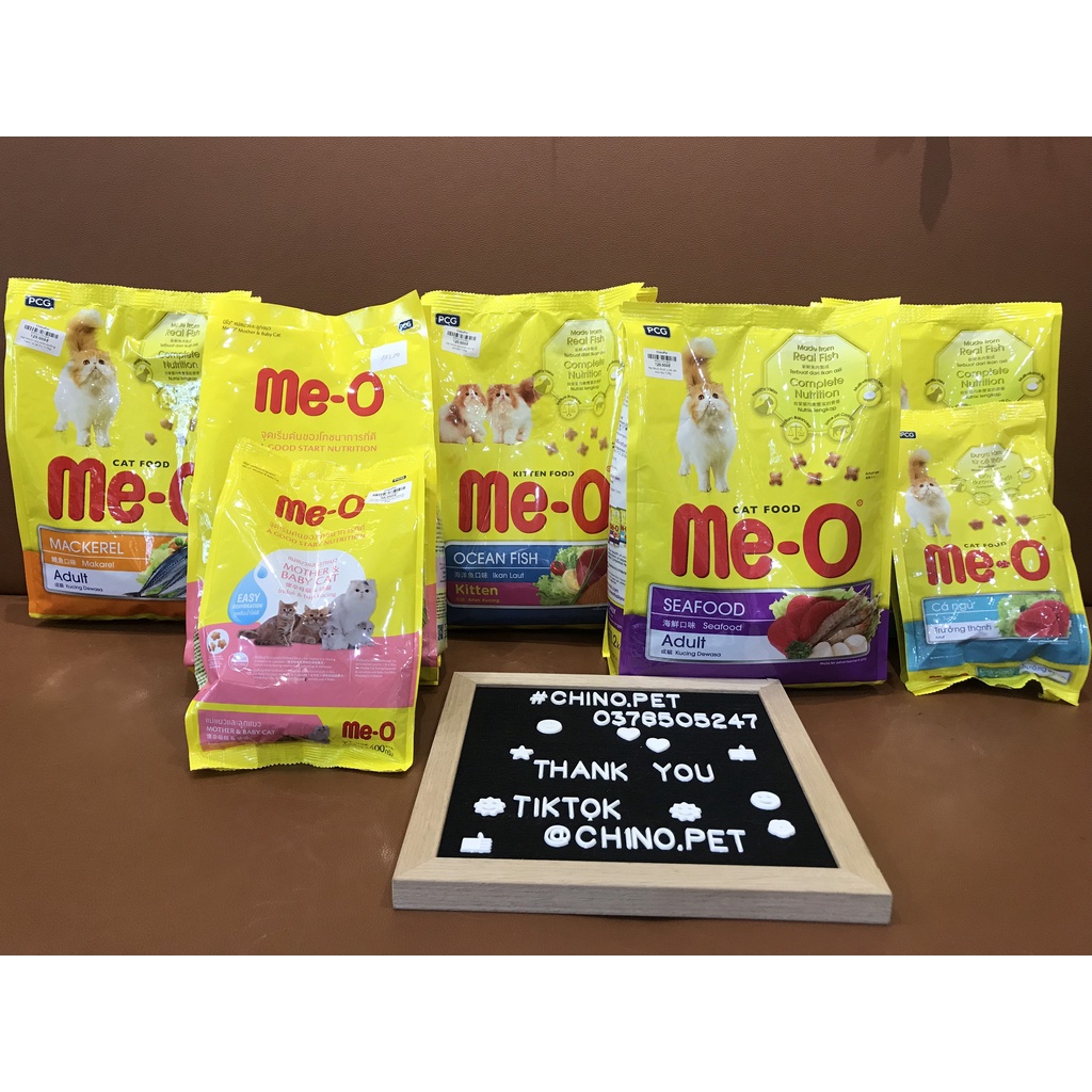 Thức ăn mèo lớn Me-o cho mèo trưởng thành dạng hạt khô giúp tăng cường hệ thống miễn dịch và giảm stress lên thú cưng