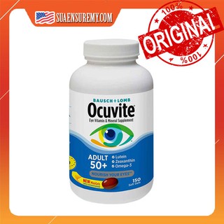 [SALE] Viên Uống Ocuvite Adult 50 + Bausch & Lomb 150 viên
