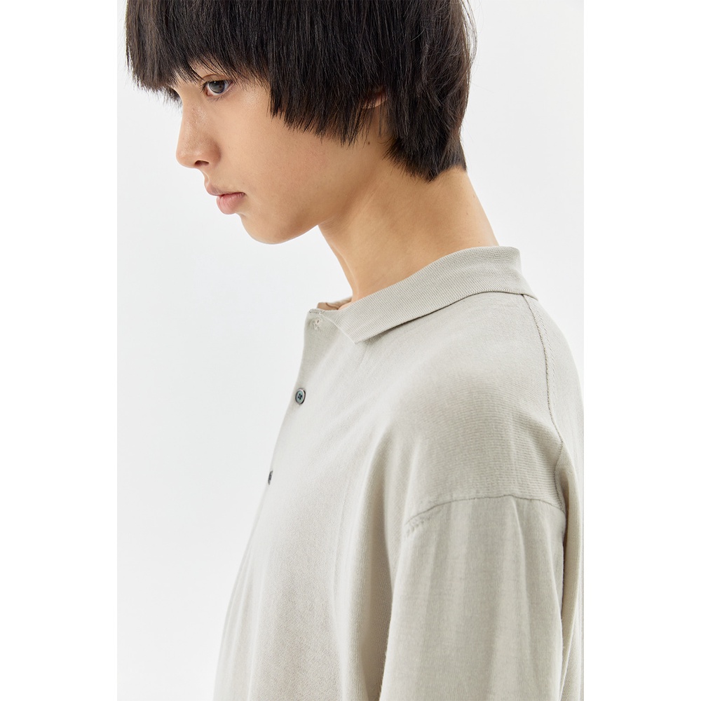 Áo POLO nam dệt kim, xuất dư Hàn Quốc thương hiệu THEY, chất liệu thoáng mát - THEYPOLO