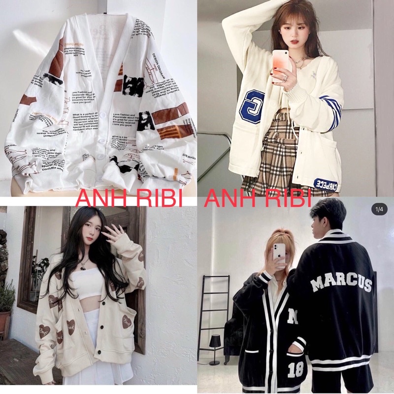 Áo Khoác Cardigan Unisex❤️Áo Cardigan SNOPPY/BEMBO form rộng Ulzzang Unisex Nam/Nữ (video thật 100% tại Shop)