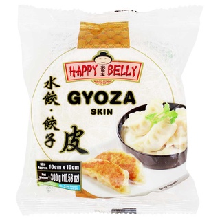 Vỏ Sủi Cảo Gyoza Skin Singapore Happy Belly 300gr*10cm*32 Lá/ Vỏ Dimsum Gyoza Skin - NK Singapore