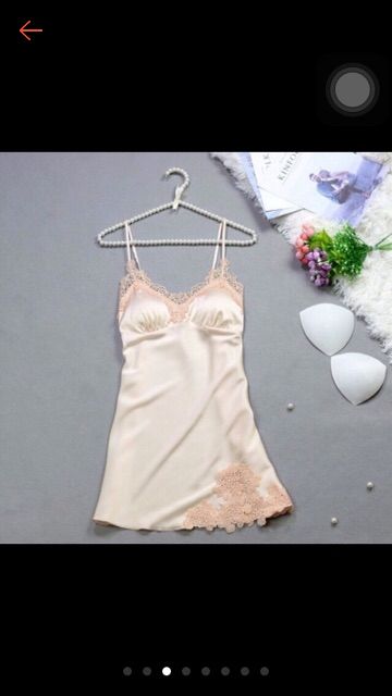 [ SIZE M/L/XL 43-65kg ]VÁY NGỦ SATINCAO CẤP REN ( CÓ MÚT ) | BigBuy360 - bigbuy360.vn