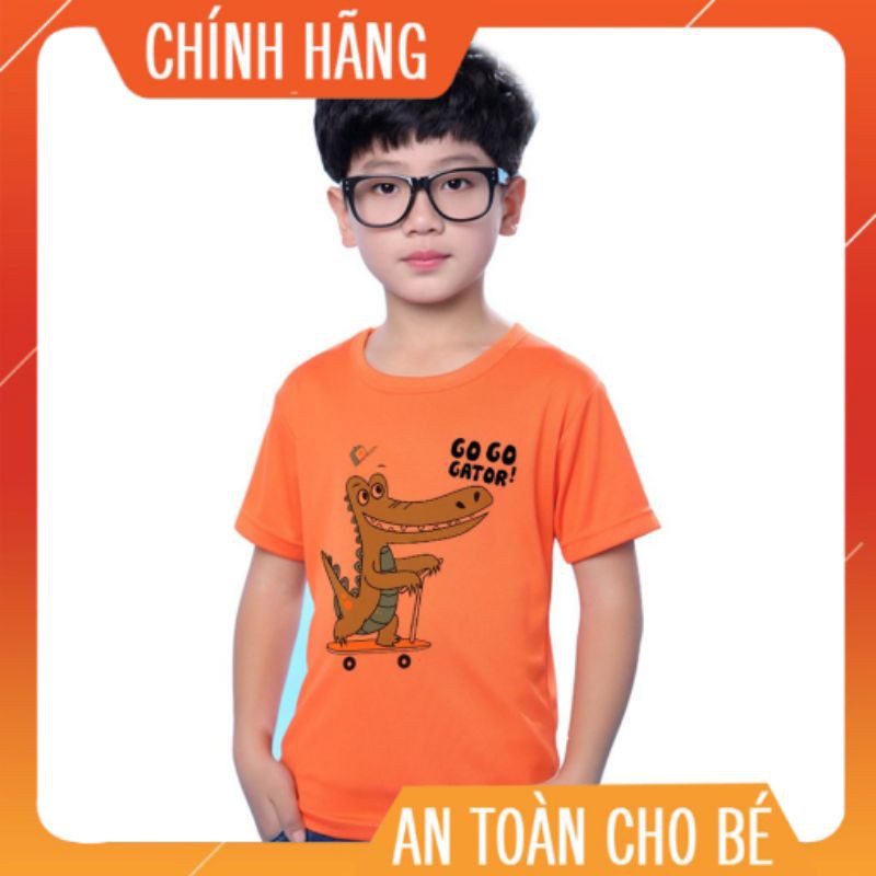 ❤️YÊU THÍCH❤️ Áo Thun Trẻ Em Cotton Cho Bé Trai Bé Gái T-Shirt Phiên Bản Hàn In Hình Cá Sấu Go Go