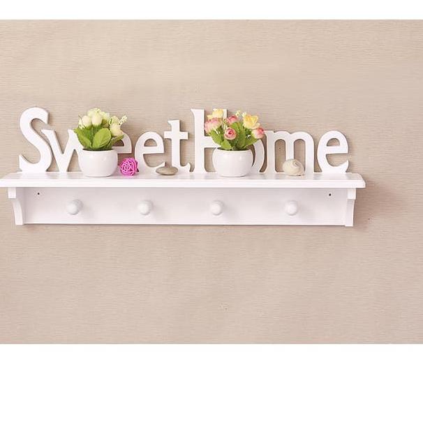Giá Treo Tường Cổ Điển Mega_1688 SWEETHOME Mẫu Mới Với 4 Móc) MG530 U7Y