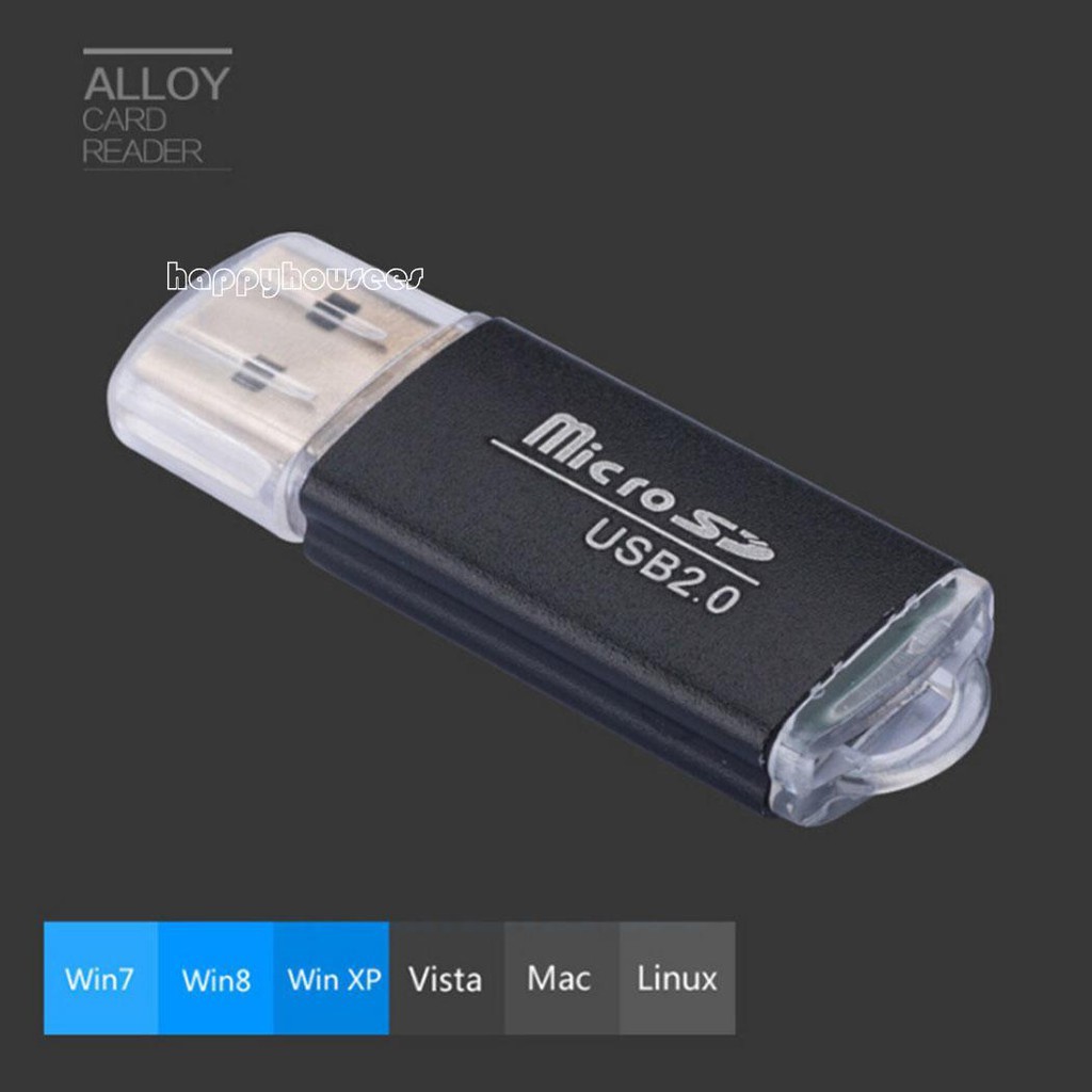 Đầu đọc thẻ nhớ USB 2.0 bằng nhôm