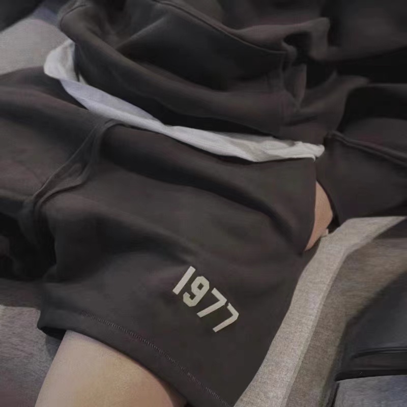 FOG FEAR OF GOD shorts ESSENTIALS 1977 high street casual five-point pants couple tide brand American