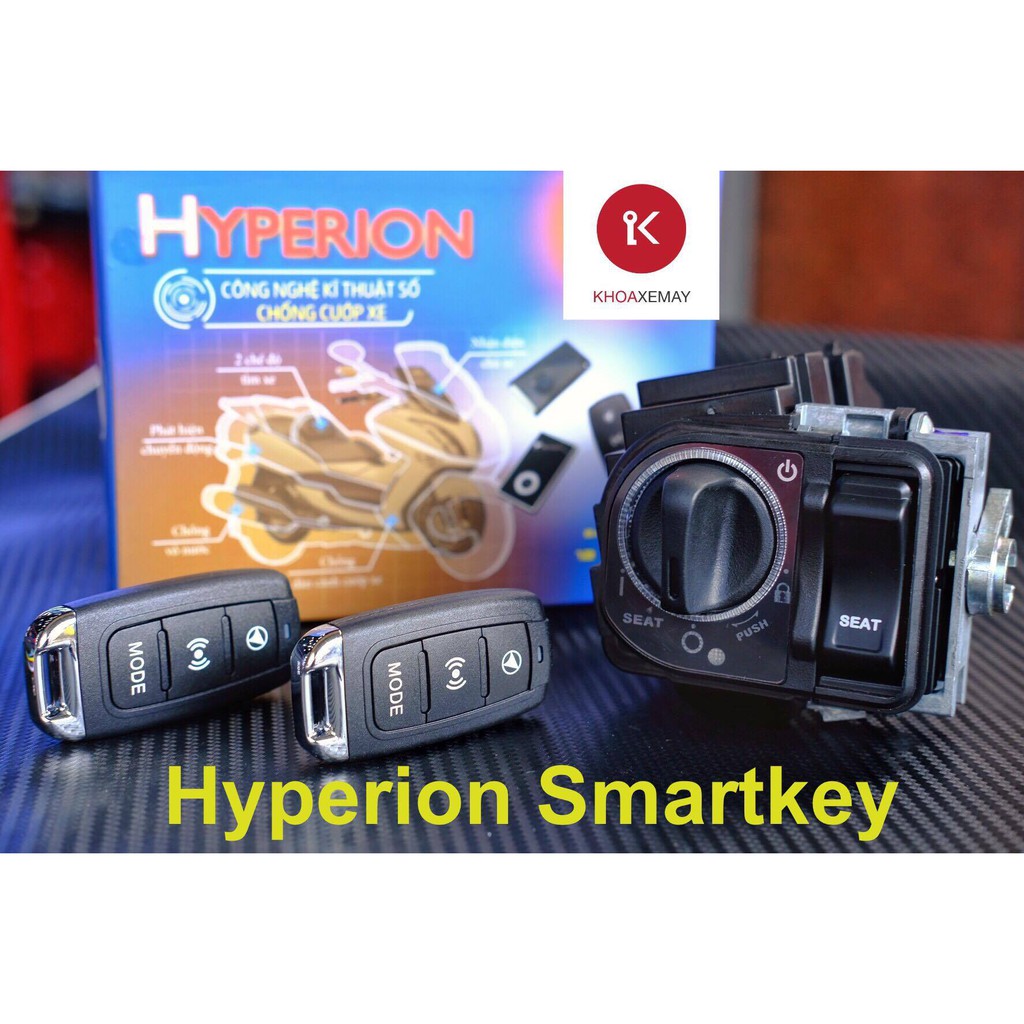 Hyperion Smartkey khóa chống trộm - chống cướp xe máy